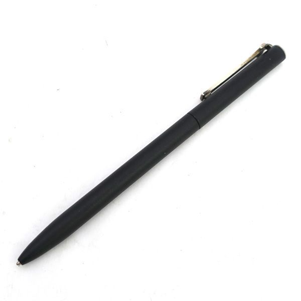 Tiffany & Co. T Clip Silver 925 Black Slim Twist Ballpoint Pen & Writing Instruments