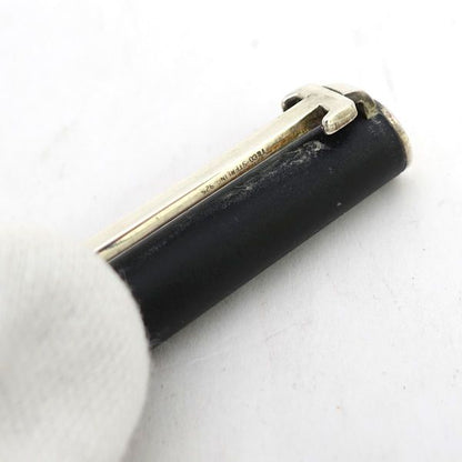 Tiffany & Co. T Clip Silver 925 Black Slim Twist Ballpoint Pen & Writing Instruments