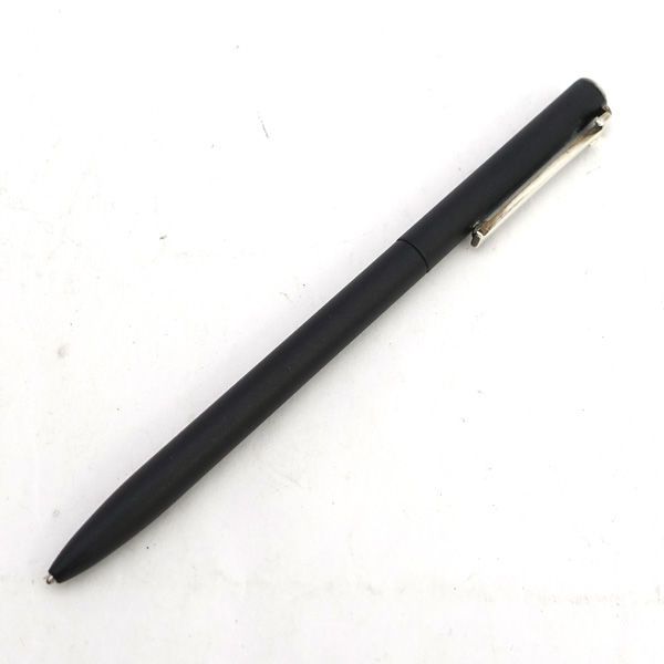 Tiffany & Co. T Clip Silver 925 Black Slim Twist Ballpoint Pen & Writing Instruments