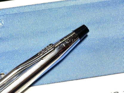 Cross Classic Century Twist Ballpoint Pen Set with 2 Silver Pens in Box