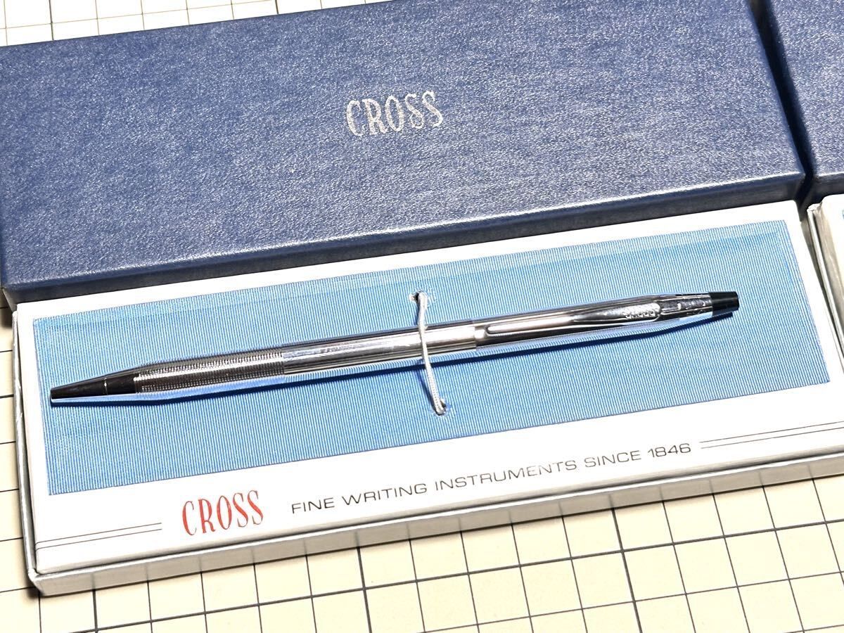 Cross Classic Century Twist Ballpoint Pen Set with 2 Silver Pens in Box