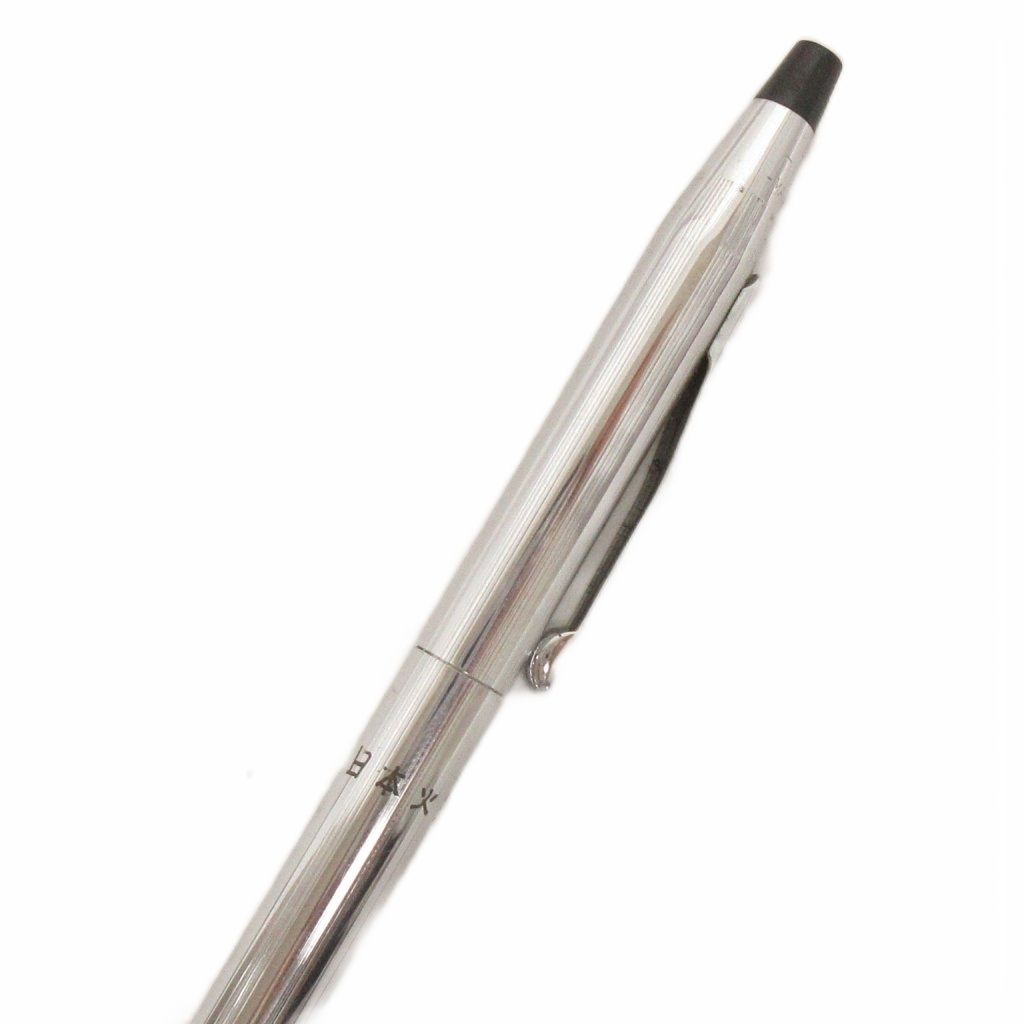Cross Silver Twist Ballpoint Pen 2-Piece Set GY99 Japan Import