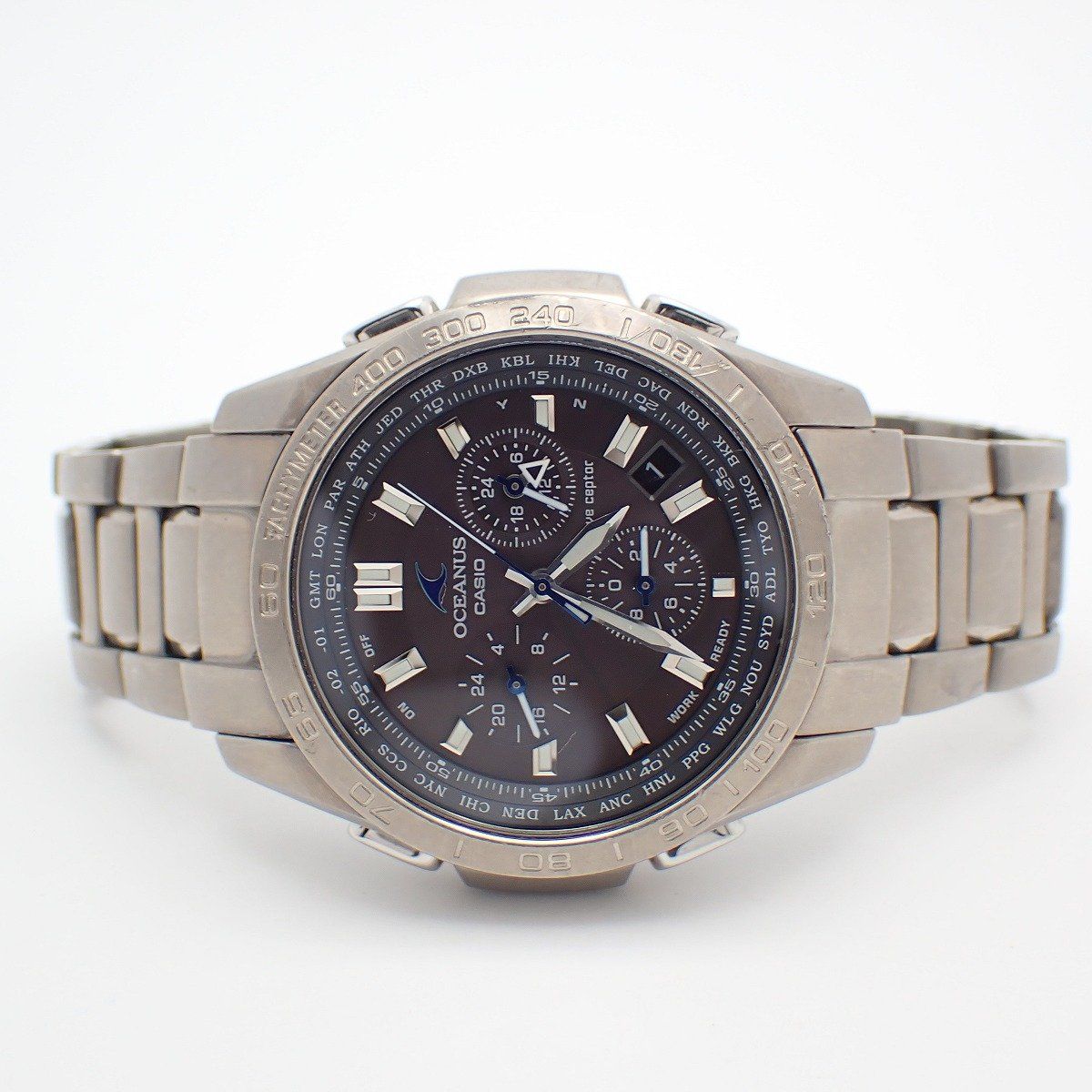 Casio Oceanus Classic Solar Radio Mens Titanium Watch OCW-600TDJ-1AJF — Japan Import