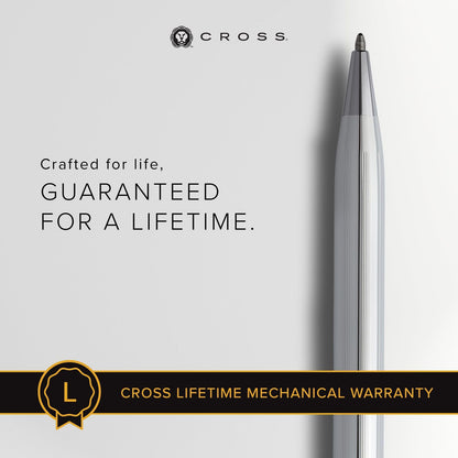 Cross Century II Ballpoint Pen with Silver Finish — Japan Import