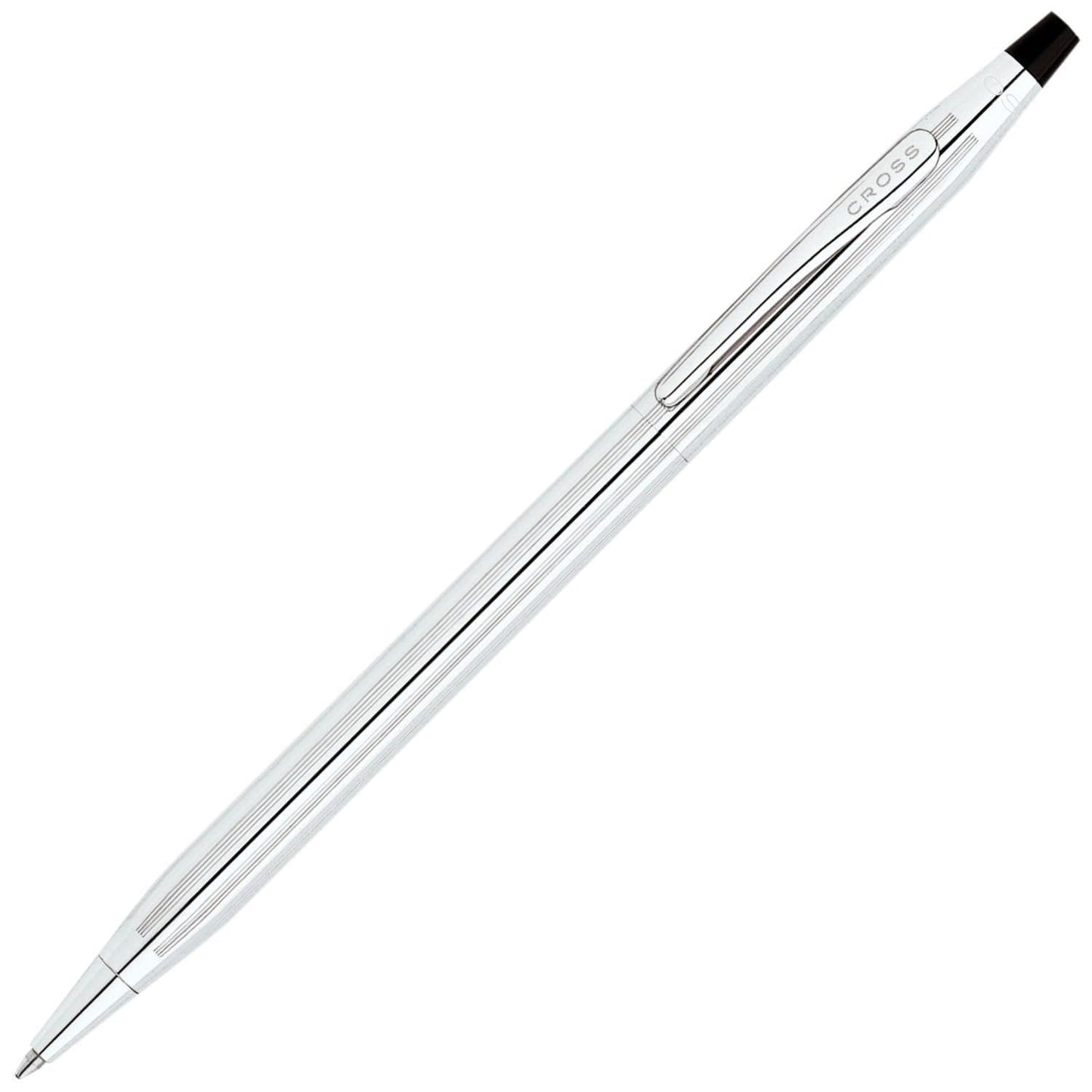 Cross Classic Century Chrome Premium Gift Box with Gift Shoppers High-End Oil-Based Ballpoint Pen Medium Point Gift for Fathers Da
