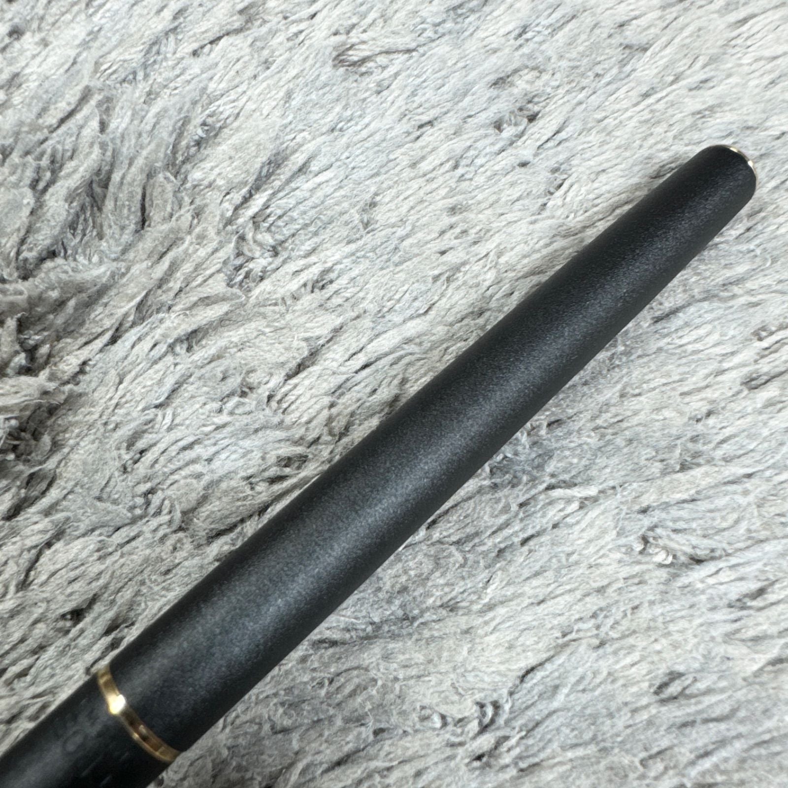 Cross XF fountain pen in matte black finish with gold clip, Japanese import