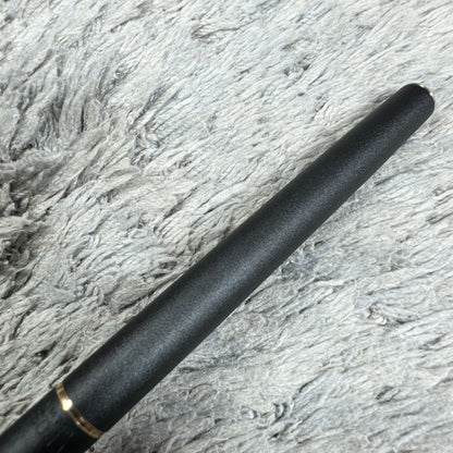 Cross XF fountain pen in matte black finish with gold clip, Japanese import