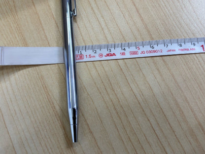 Used Cross silver ballpoint pen with McDonald's logo and included case from Japan