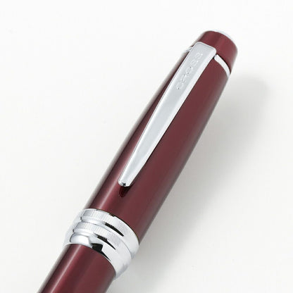 Cross Bailey Red and Silver Ballpoint Pen Model AT0452-8