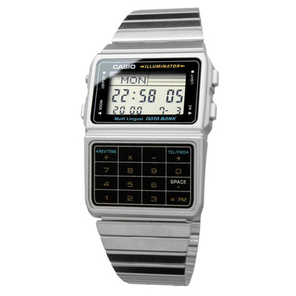 Casio Data Bank Retro Quartz Watch Model DBC-611-1 Japan Import