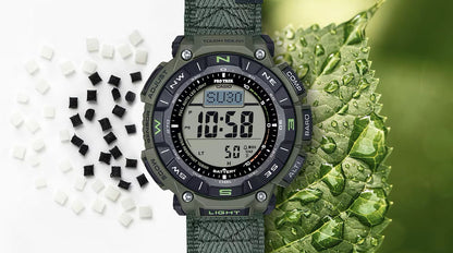 Casio PRO TREK Climber Line PRG-340B-3JF Digital Solar Watch with Compass and Altimeter — Japan Import