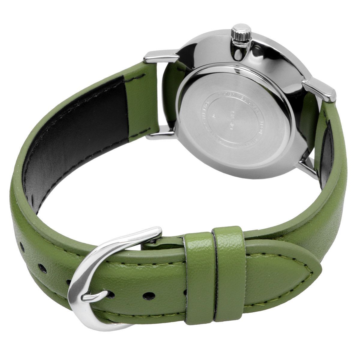 Casio MTP-VT01L-3B Unisex Watch Quartz Stainless Steel Case Green Strap Japan Import