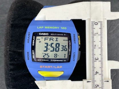 Casio Phys Fizz STW-1000 Model Solar Radio-Controlled Digital Watch — Japan Import