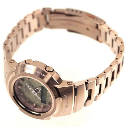 Casio G-Shock Watch AWM-500GD-4A Multiband6 Solar Radio Wave Analog Digital Rose Gold — Japan Import