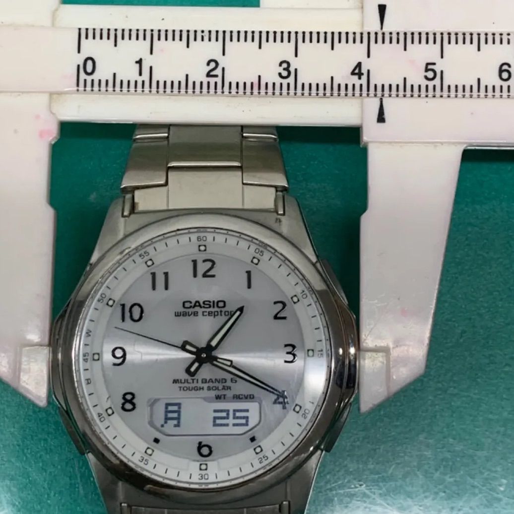 Casio Model WV3-M630 Used Battery-Operated Watch with White Dial — Japan Import