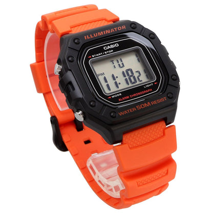 Casio Cheap Casio W-218H-4B2V Model Resistor Resin Quartz Watch — Japan Import