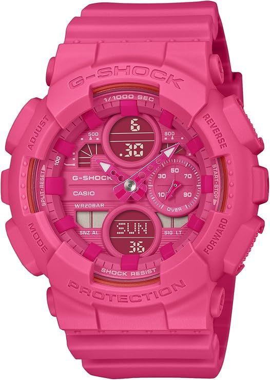 Casio G-Shock GMA-S145PK-4AJR Ladies Pink Watch With Environmentally Friendly Materials — Japan Import