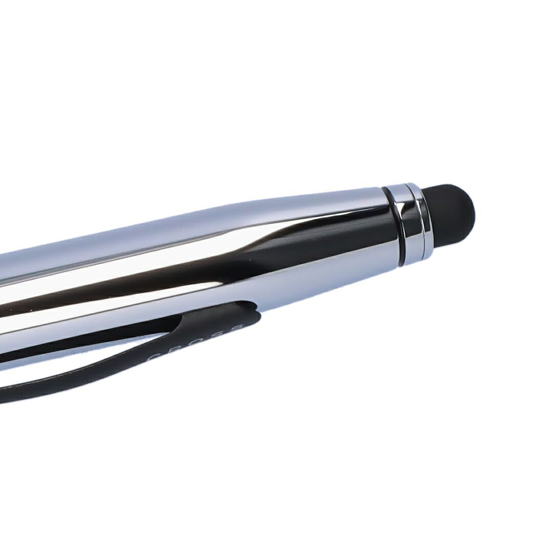 Cross Tech2 Model AT0652-2 Chrome Multi-Function Pen with Stylus — Japan Import