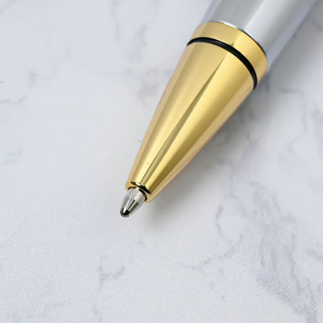 Crossover Ballpoint Pen by Coventry - Black or Silver Models, Model NAT0662 — Japan Import