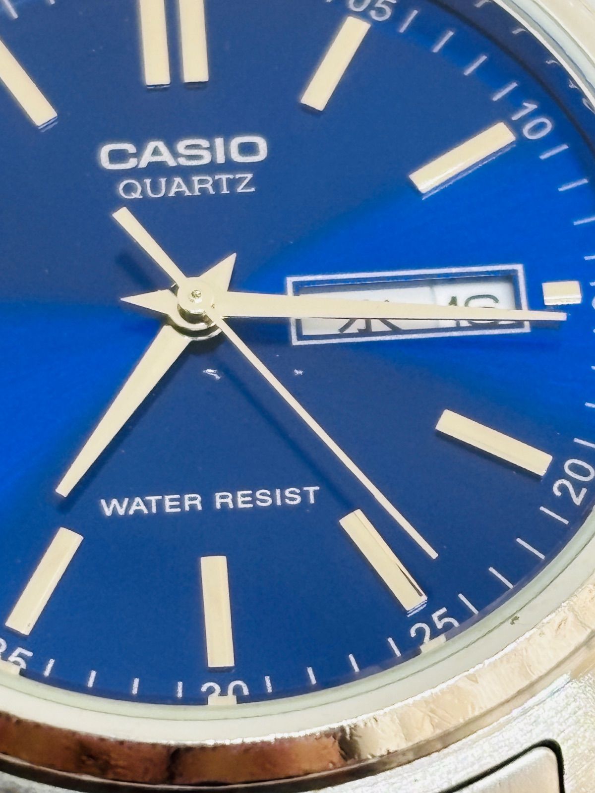 Casio MTP-1239DJ Blue Dial Quartz Watch for Men — Japan Import