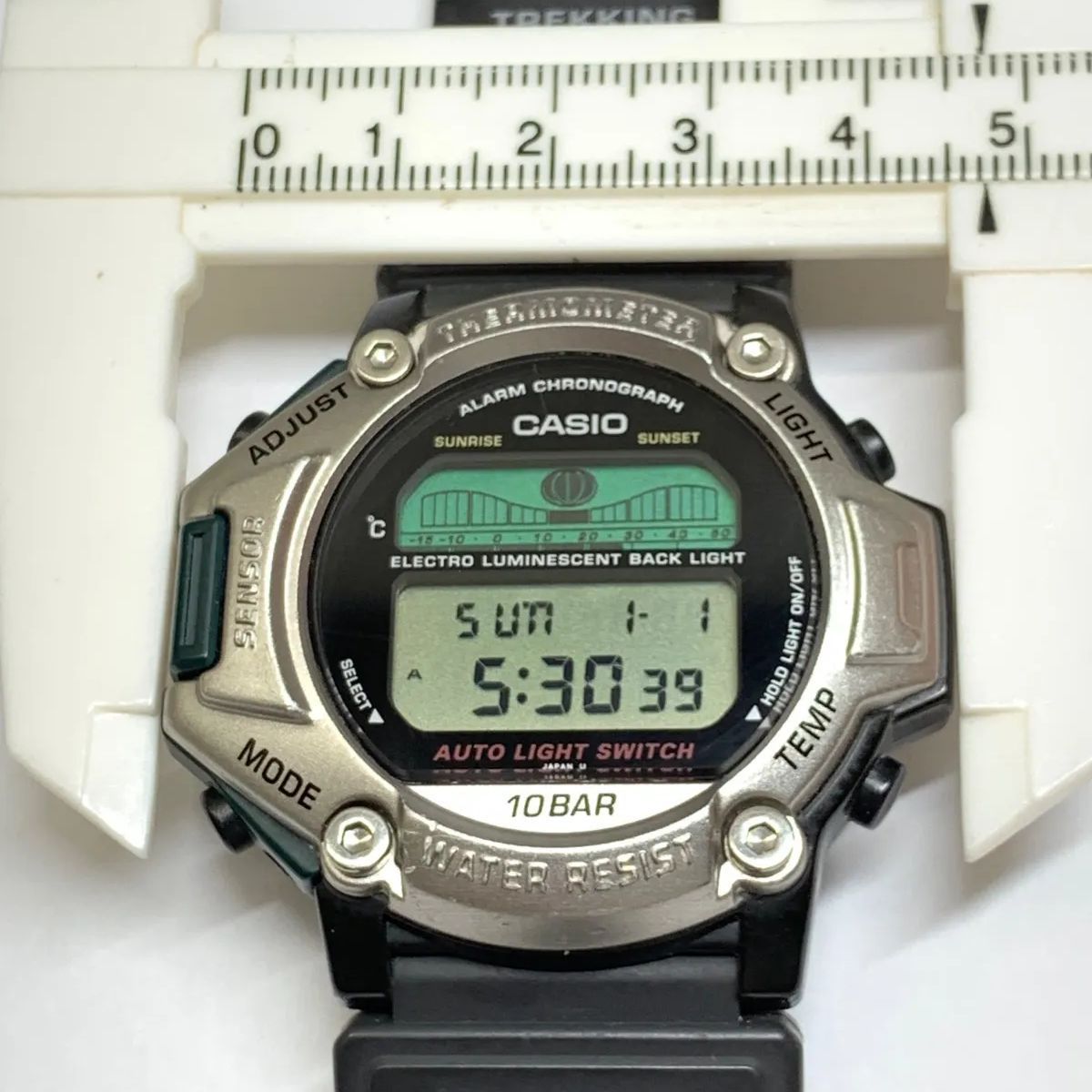 Casio PRT-11 Model Used Authentic Japanese Battery-Powered Watch — Japan Import