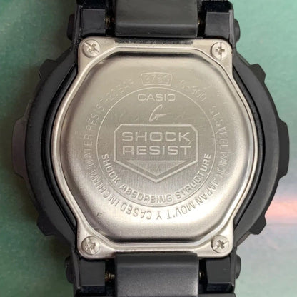 Casio G-300 Model Digital Watch with Red Dial and Battery Movement — Japan Import