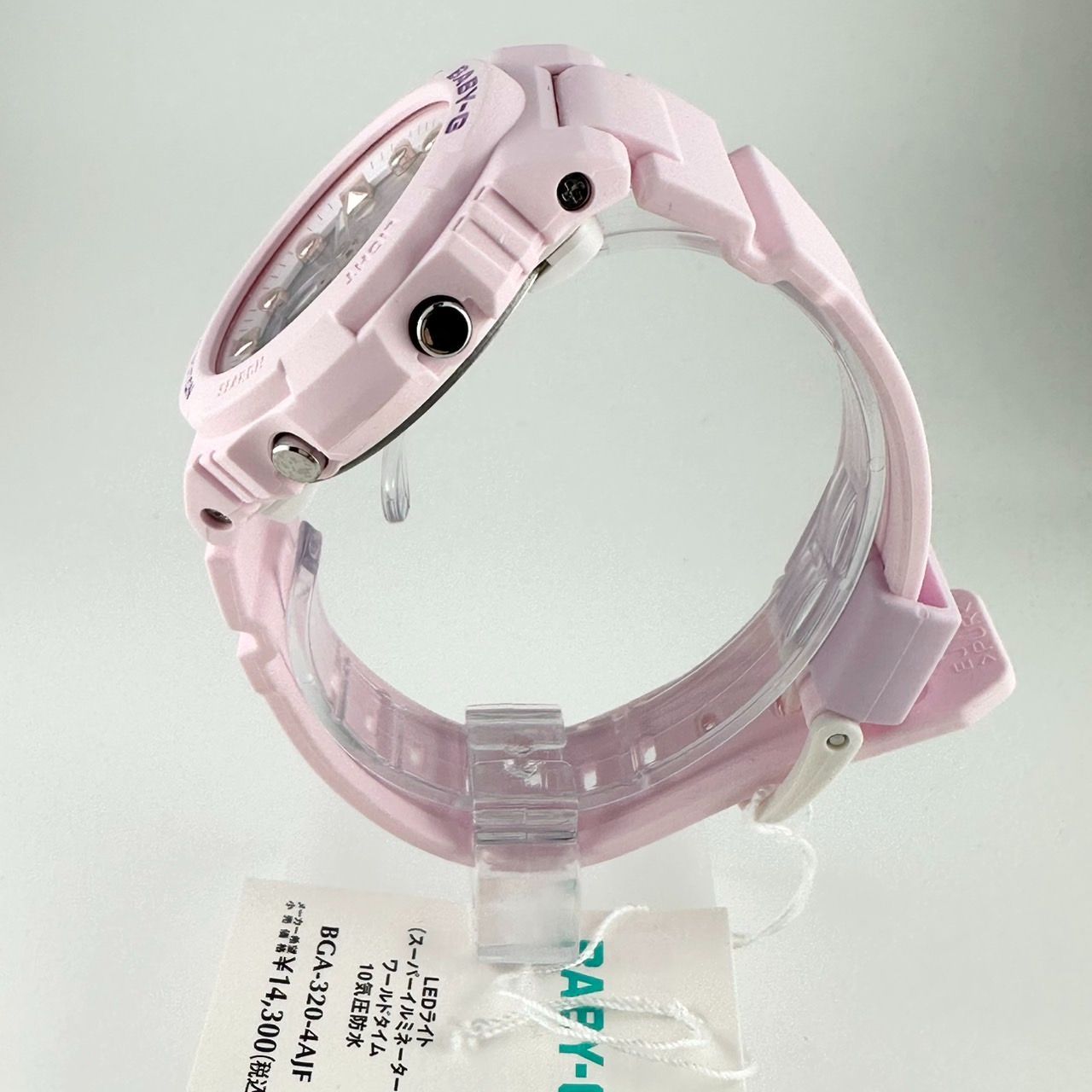 Cosmo Baby-G Watch Model BGA-320-4AJF with Pink Color and Compact Design — Japan Import