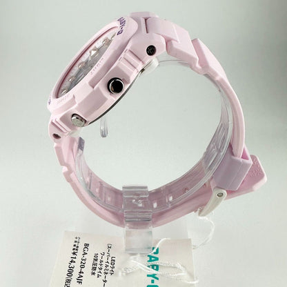 Cosmo Baby-G Watch Model BGA-320-4AJF with Pink Color and Compact Design — Japan Import