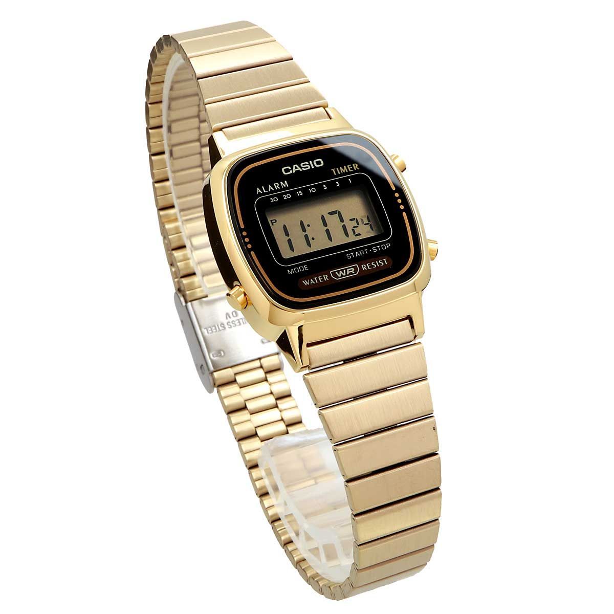 Casio Qz Band Watch LA670WGA-1 Japan Import