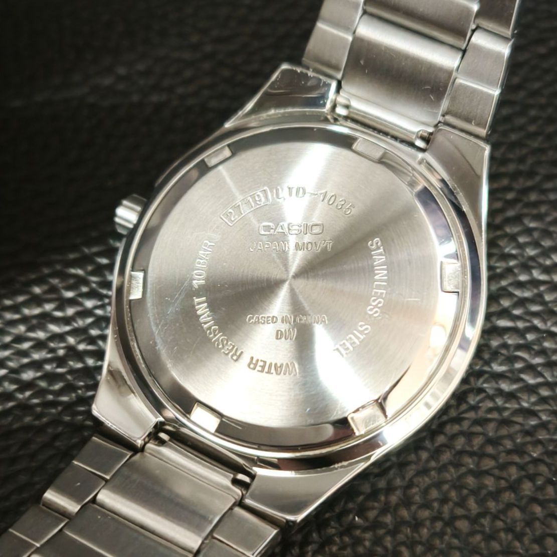 Casio Series LTD-1035A-4AJF Analog Watch with Pink Dial and 10 ATM Water Resistance — Japan Import