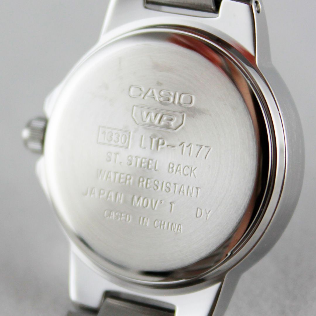 Casio LTP-1177D-2AJF Women's Watch Silver Case Light Blue Dial Quartz 3 Hands Water Resistant — Japan Import