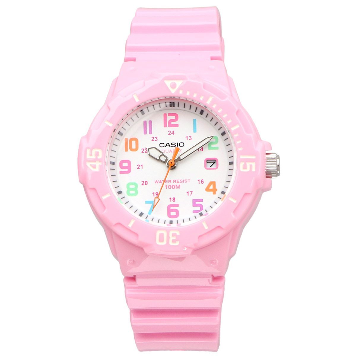 Casio LRW-200H-4B2V Watch – Rectangular Resin Case Pink Band — Japan Import