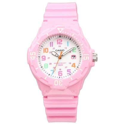 Casio LRW-200H-4B2V Watch – Rectangular Resin Case Pink Band — Japan Import