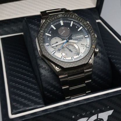 Casio Edifice Scuderia AlphaTauri Collaboration Model EQB-1100AT-2AJR Watch — Japan Import
