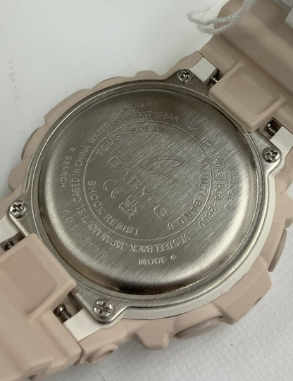 Casio Baby-G BGA-2800-4A2JF Ultimate Shock Resistant Solar Watch with Pink Beige Color — Japan Import