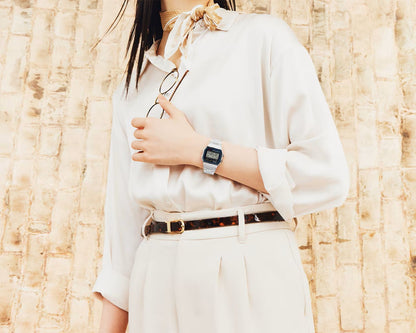 Casio Standard Digital Watch with Metal Band Model A158WA-1JH — Japan Import