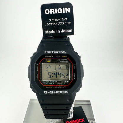 Casio G-Shock DW-5000R-1AJF Retro Edition Authentic Watch with Biomass Plastic — Japan Import