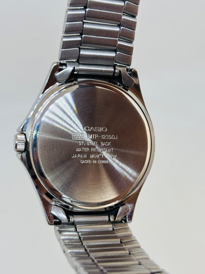Casio MTP-1239DJ Blue Dial Quartz Watch for Men — Japan Import