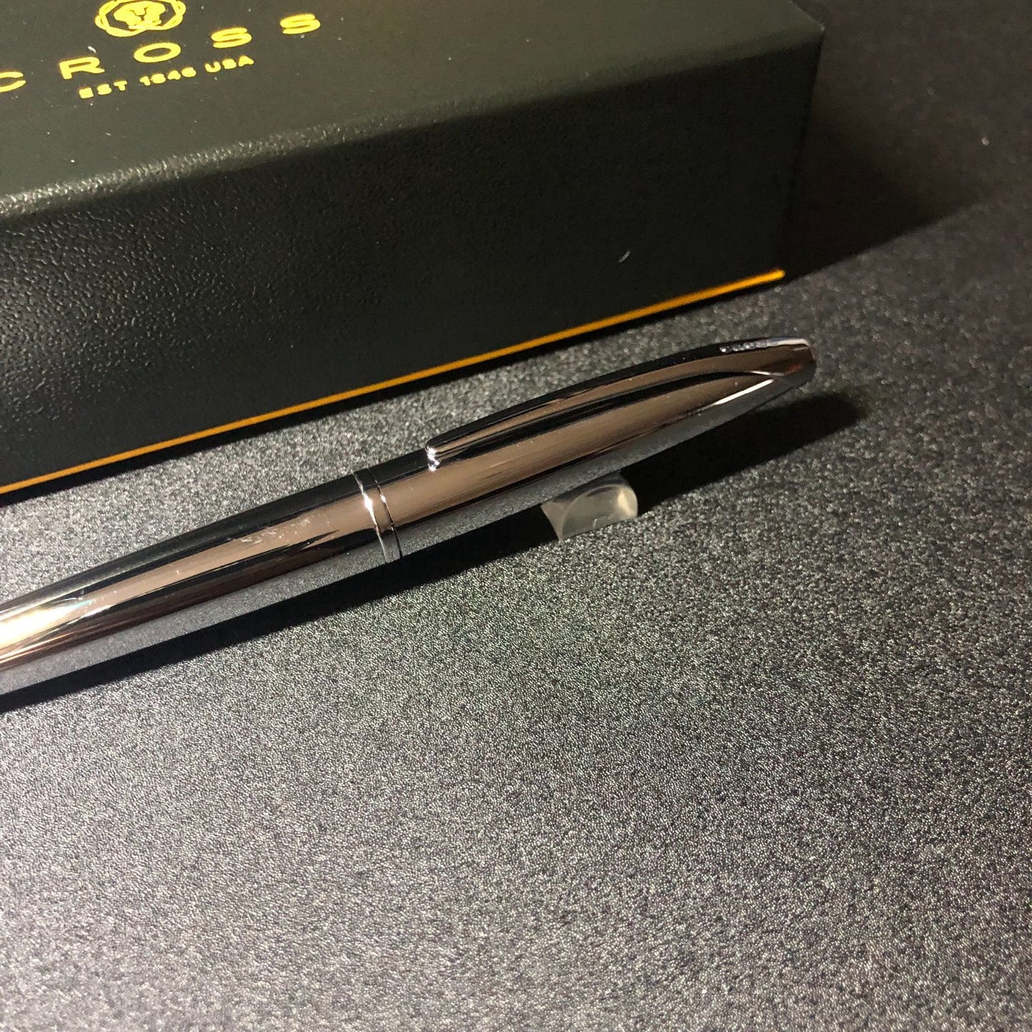Cross ATX Pure Chrome F Fine Point Pen Model ATX 886-2F with Original Box — Japan Import