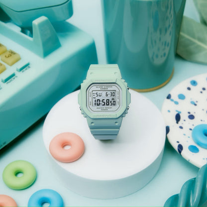 Casio Baby-G BGD-565 Series Flower Color Green Watch for Women — Japan Import
