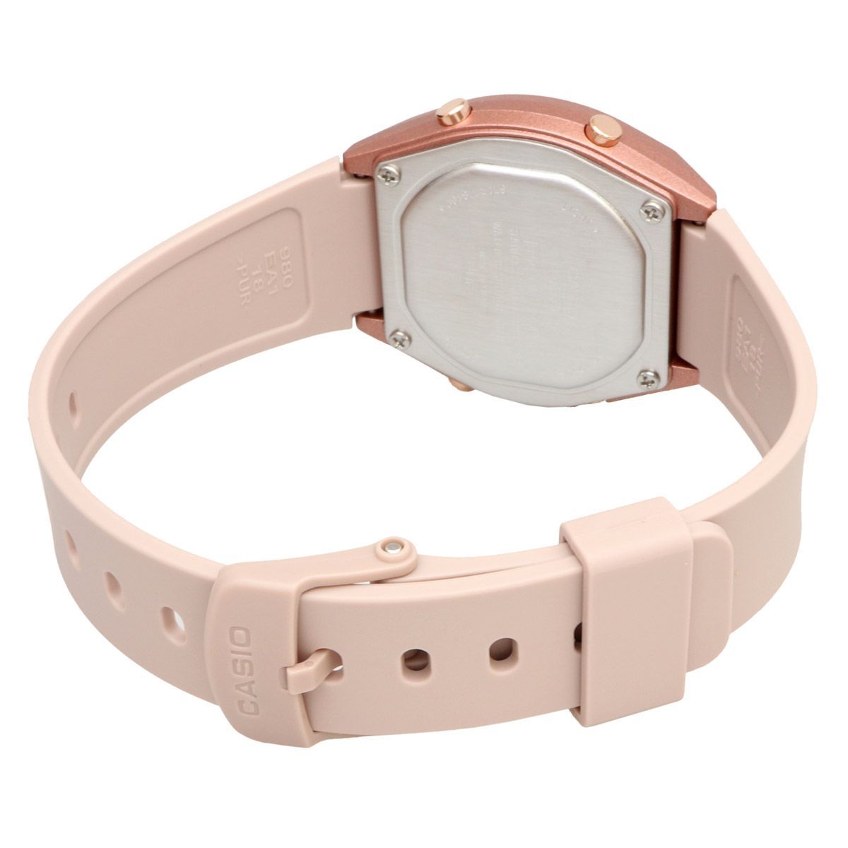 Casio Quartz Watch LW-204-4A with Pink Bezel and Band — Japan Import