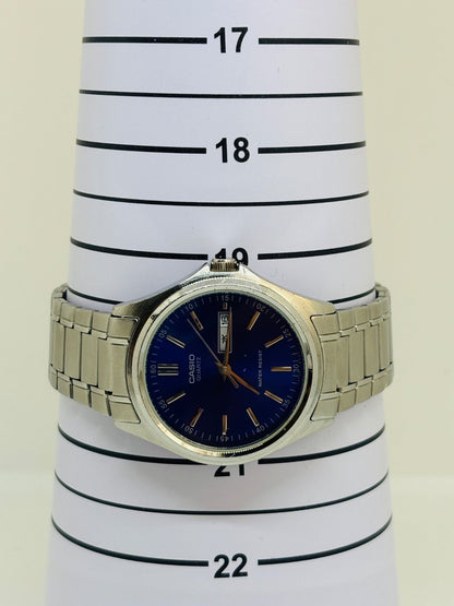 Casio MTP-1239DJ Blue Dial Quartz Watch for Men — Japan Import