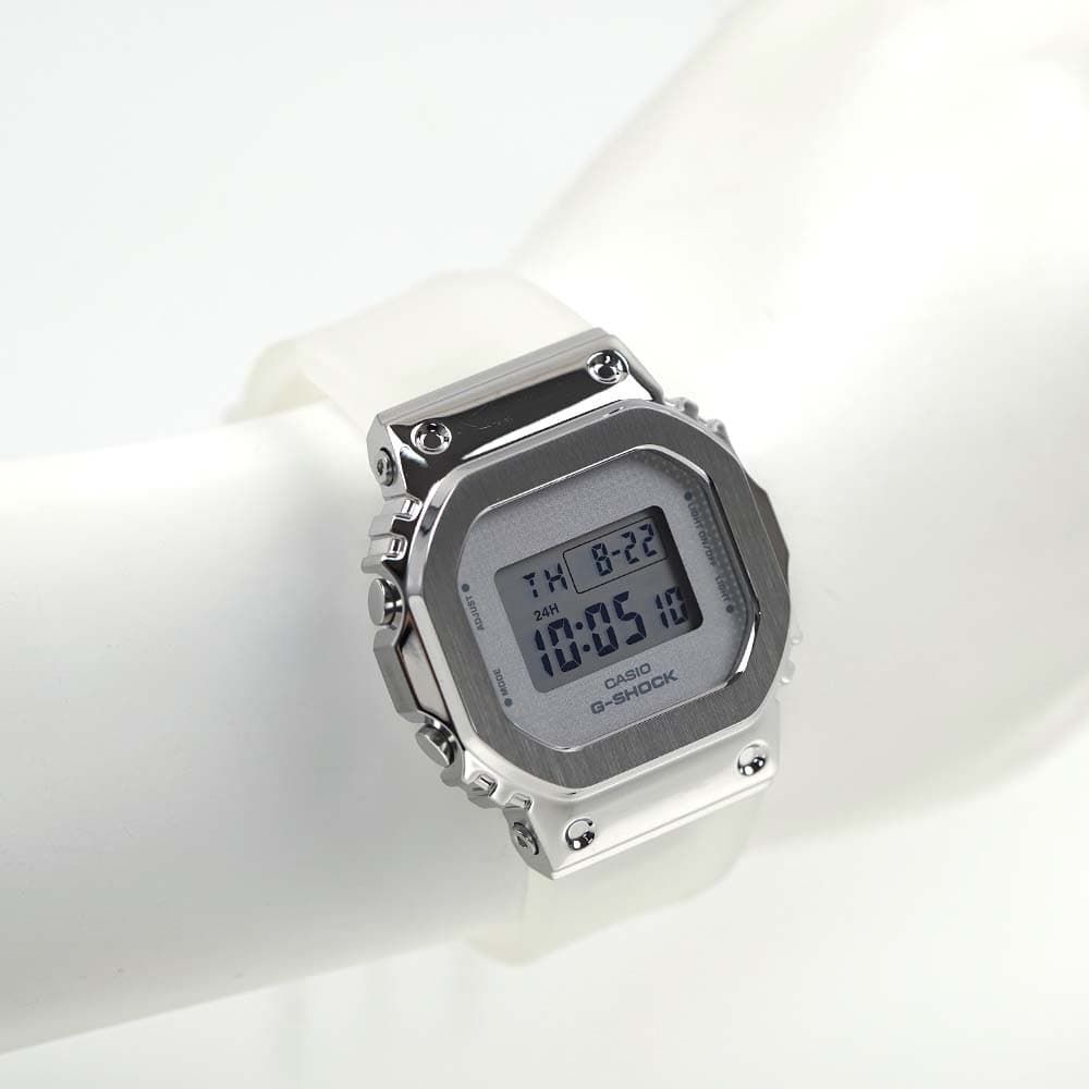 Casio G-Shock GM-S5600SK-7DR Unisex Digital Transparent Skeleton Watch