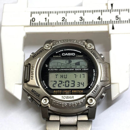 Casio PRT-111 Model Used Watch with Battery Movement, Body Only — Japan Import