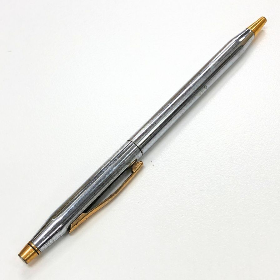 Cross Century Twist Ballpoint Pen Model AFI10 Silver Gold Combo Japan Import
