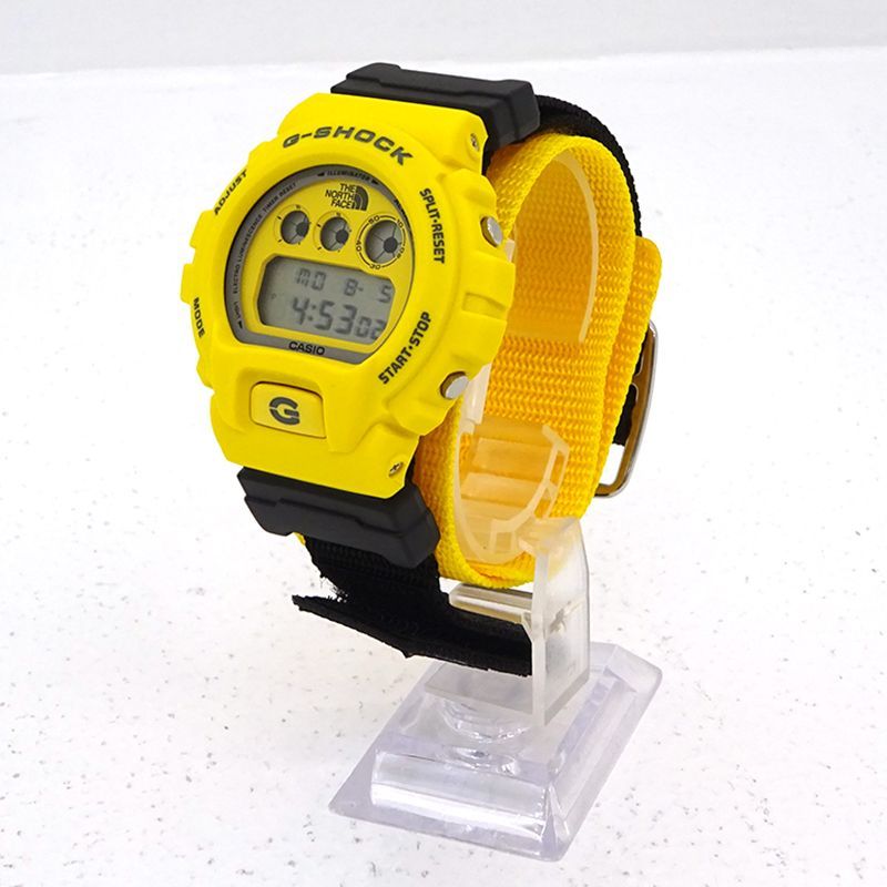 Supreme X The North Face G-Shock Digital Watch DW-6900NS-9JR Yellow — Japan Import