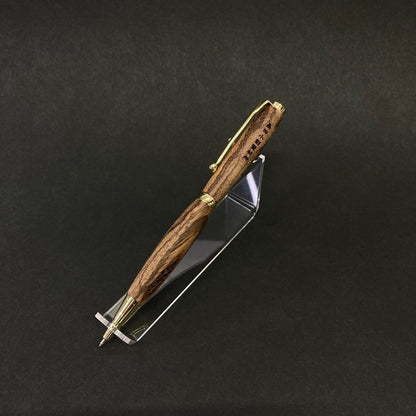 Shimada Kogawase Timberworks Zebra Wood Model 001BP Pen Japan Import
