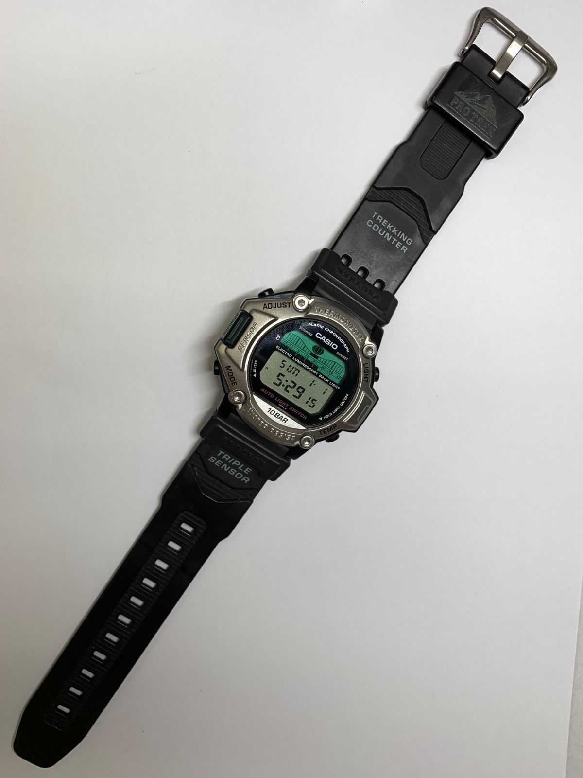 Casio PRT-11 Model Used Authentic Japanese Battery-Powered Watch — Japan Import