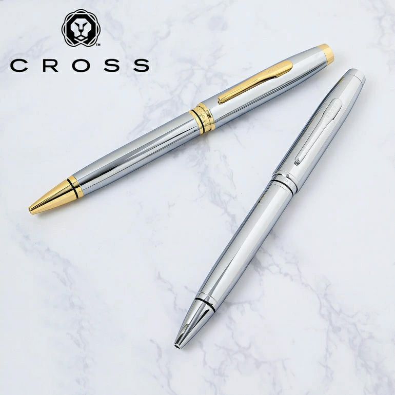 Crossover Ballpoint Pen by Coventry - Black or Silver Models, Model NAT0662 — Japan Import