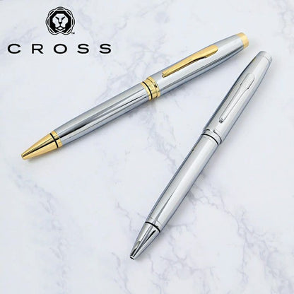 Crossover Ballpoint Pen by Coventry - Black or Silver Models, Model NAT0662 — Japan Import